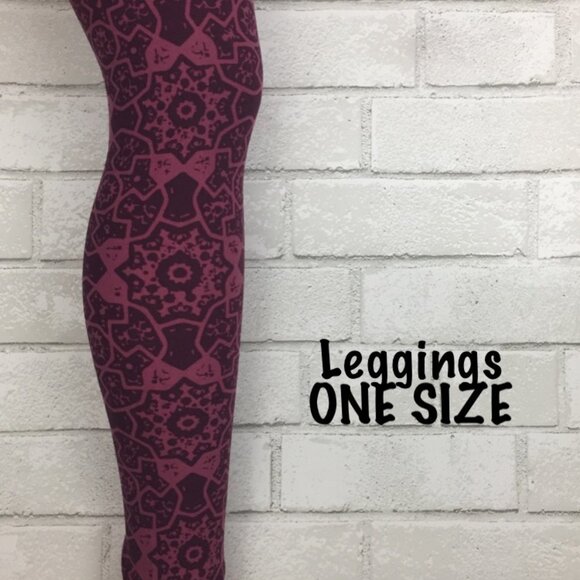 LuLaRoe Pants - LuLaRoe One Size Leggings NWT